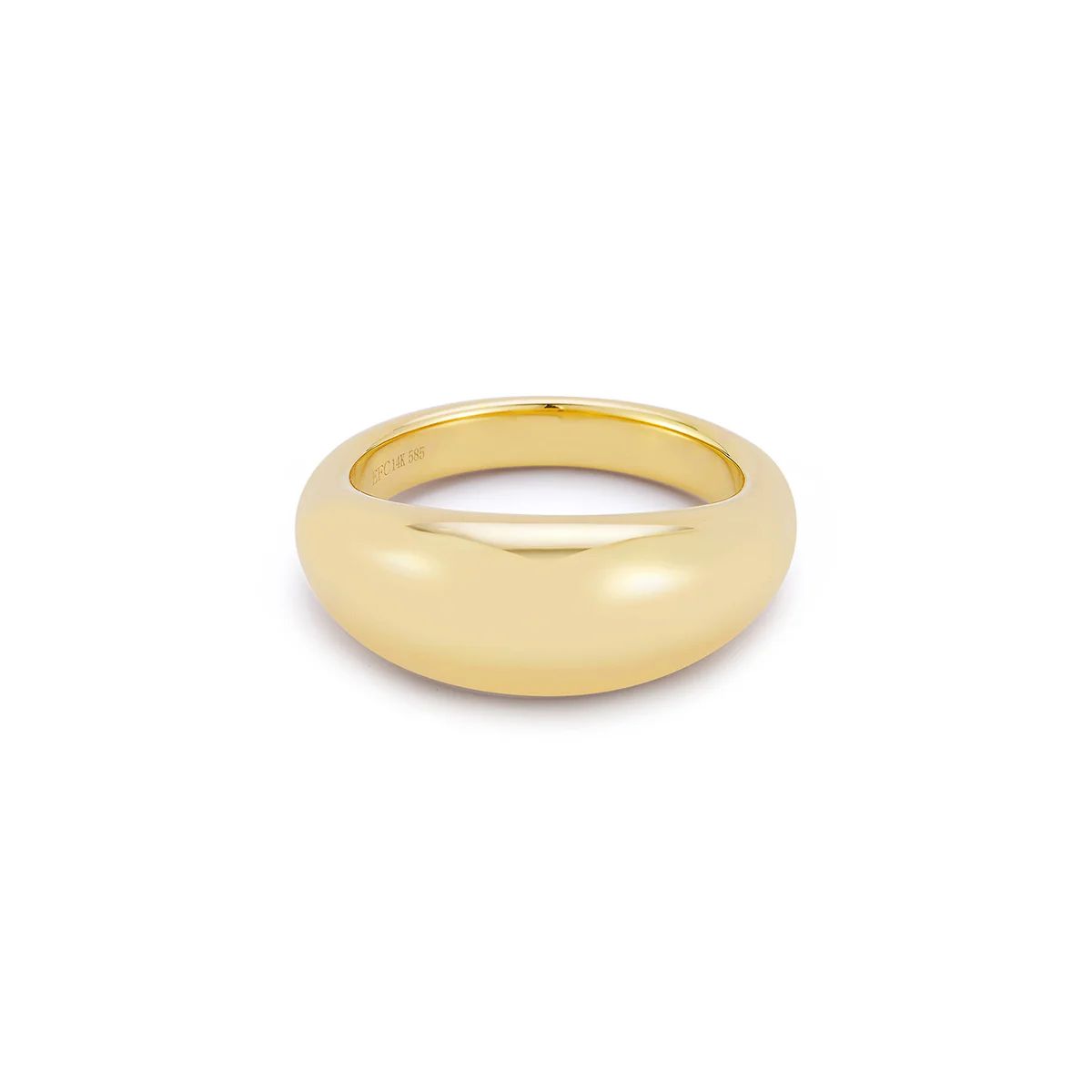 Gold Jumbo Dome Ring | EF Collection