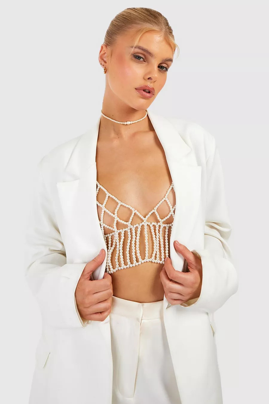 Pearl Bralet | Boohoo.com (US & CA)