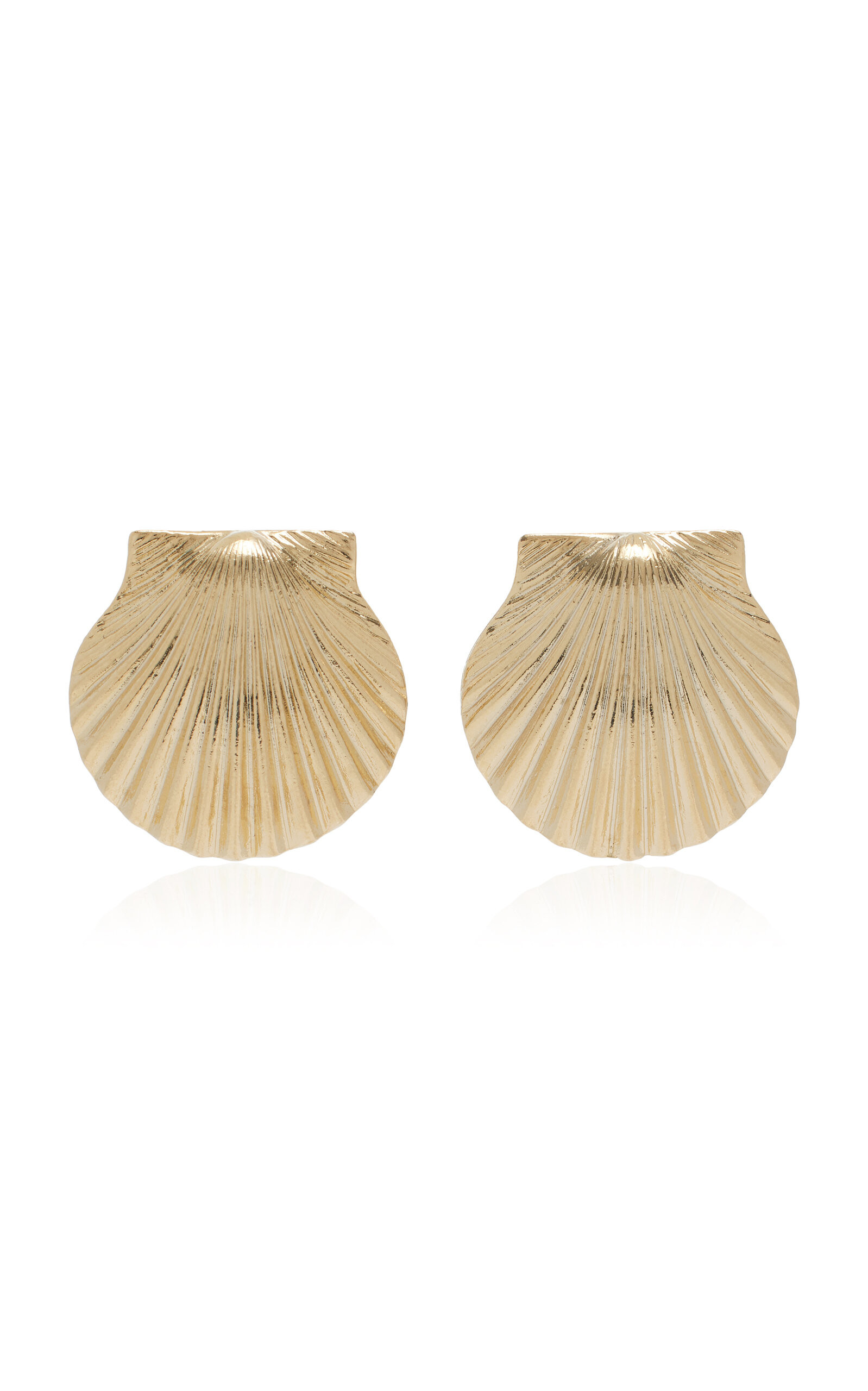 Exclusive 24K Gold-Plated Shell Earrings | Moda Operandi (Global)