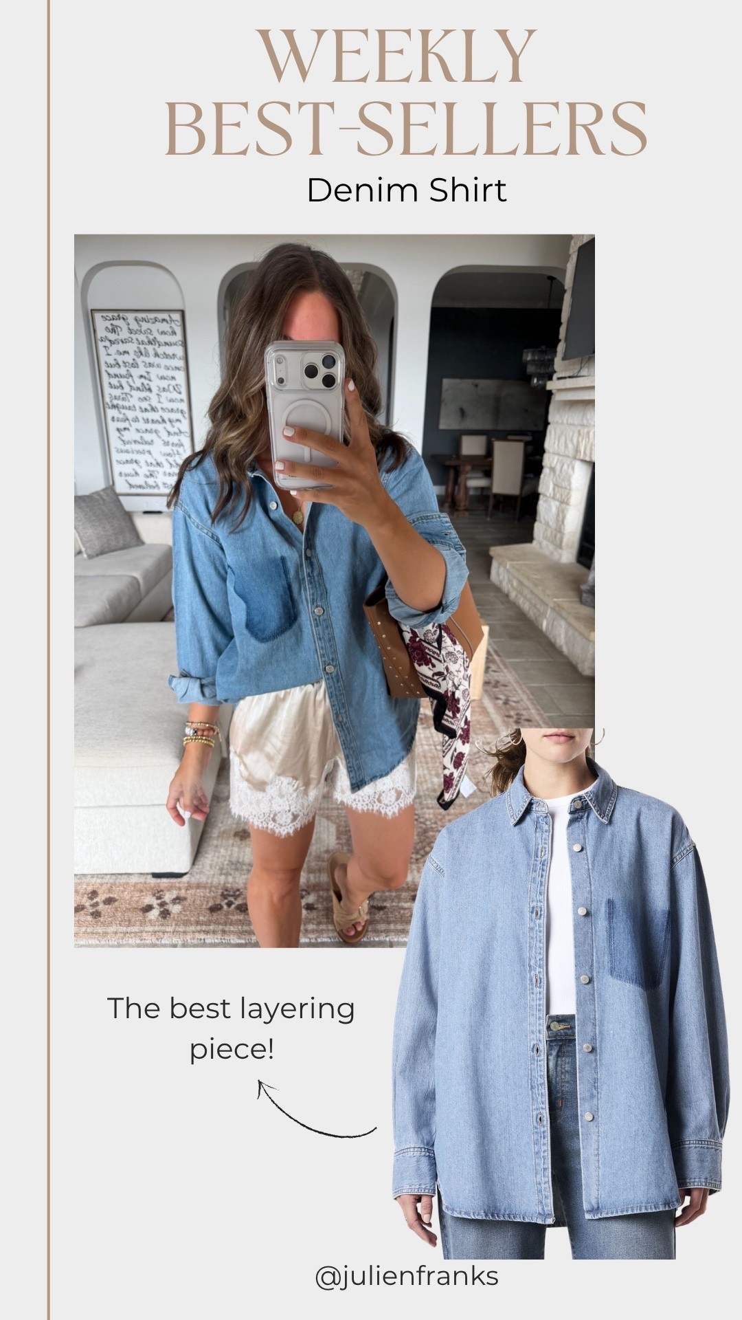 I would never guess this denim shirt was from Walmart!! Such a good piece to grab with fall right around the corner, perfect for layering 🤍

#LTKSeasonal #LTKootd #LTKgrwm