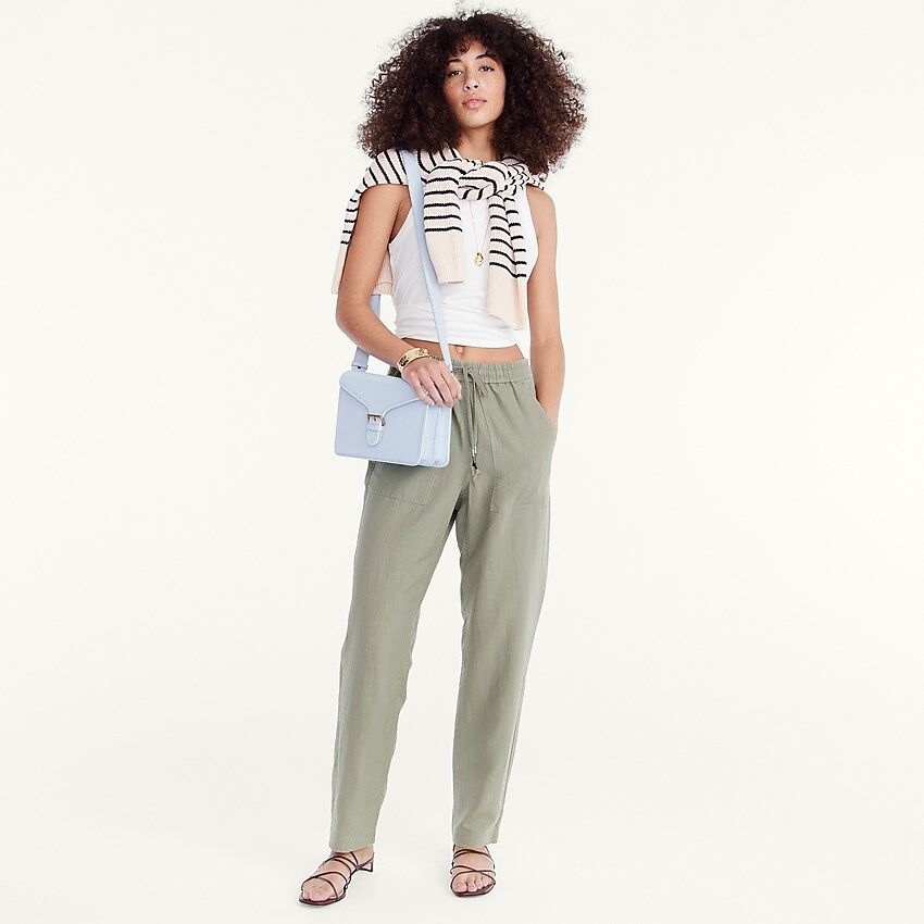 New seaside pant in linen blend | J.Crew US