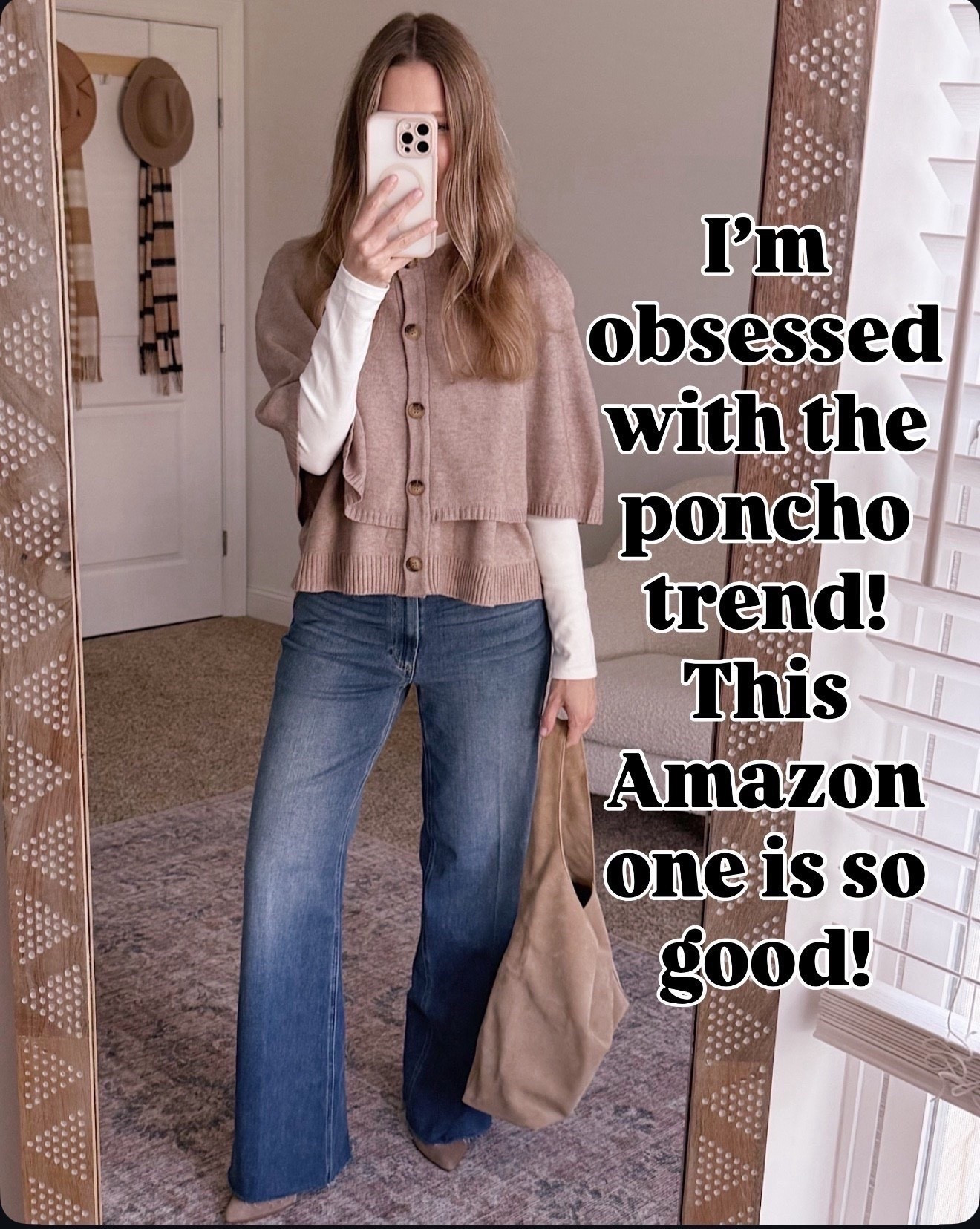 The easiest way to feel put together this fall. This poncho layers like a pro, works with every pair of jeans I own, and makes a basic outfit look intentional. Amazon nailed it.

Sunsets and Stilettos poncho outfit amazon fall teacher outfit poncho layering fall fashion 2025 work outfit casual teacher style everyday outfit idea

#LTKSeasonal #LTKSaleAlert #LTKOver40