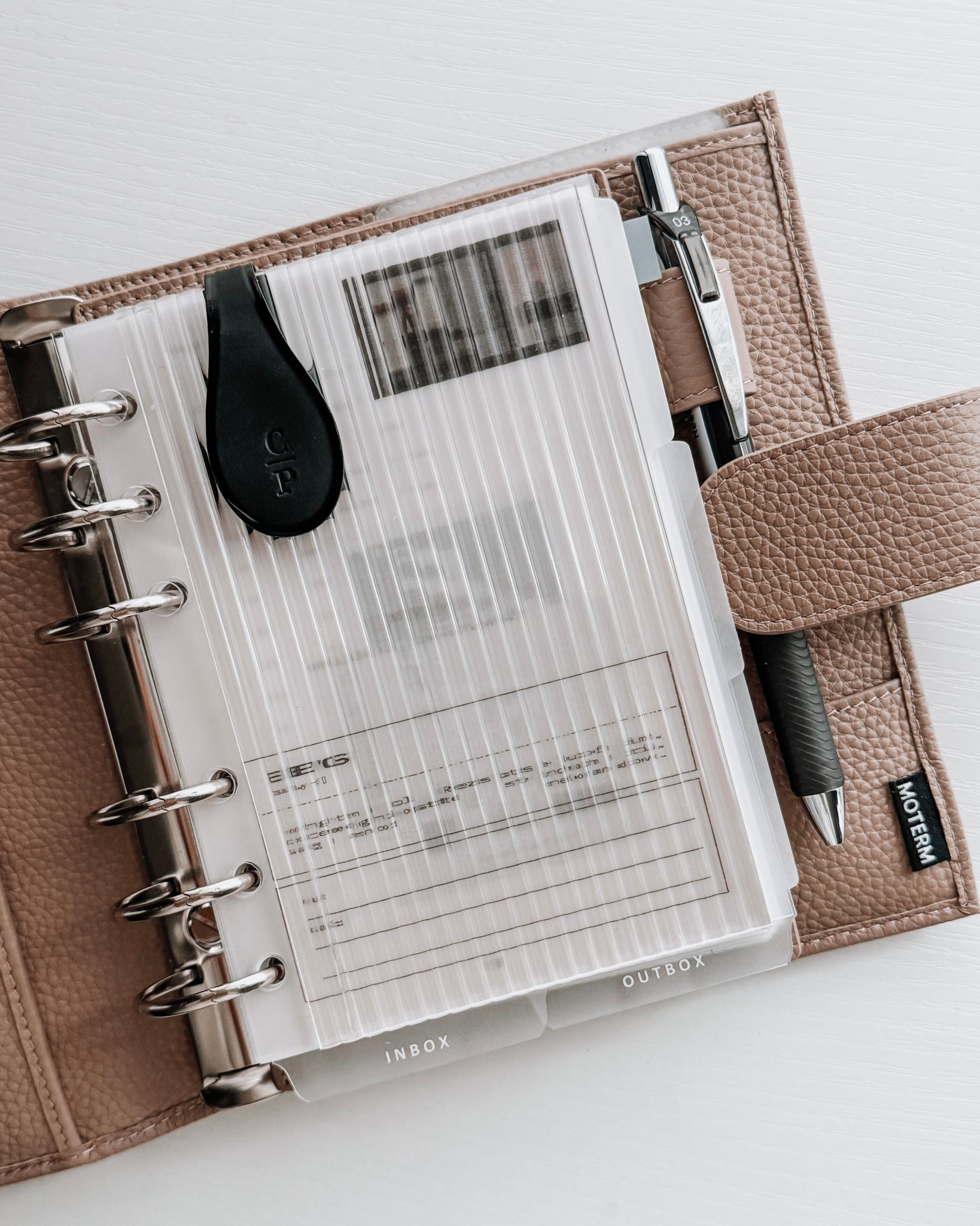 Moterm A6 Agenda 🖤