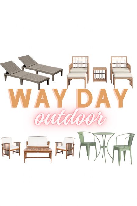 Way day outdoor furniture finds!!!

#LTKsalealert #LTKhome #LTKparties