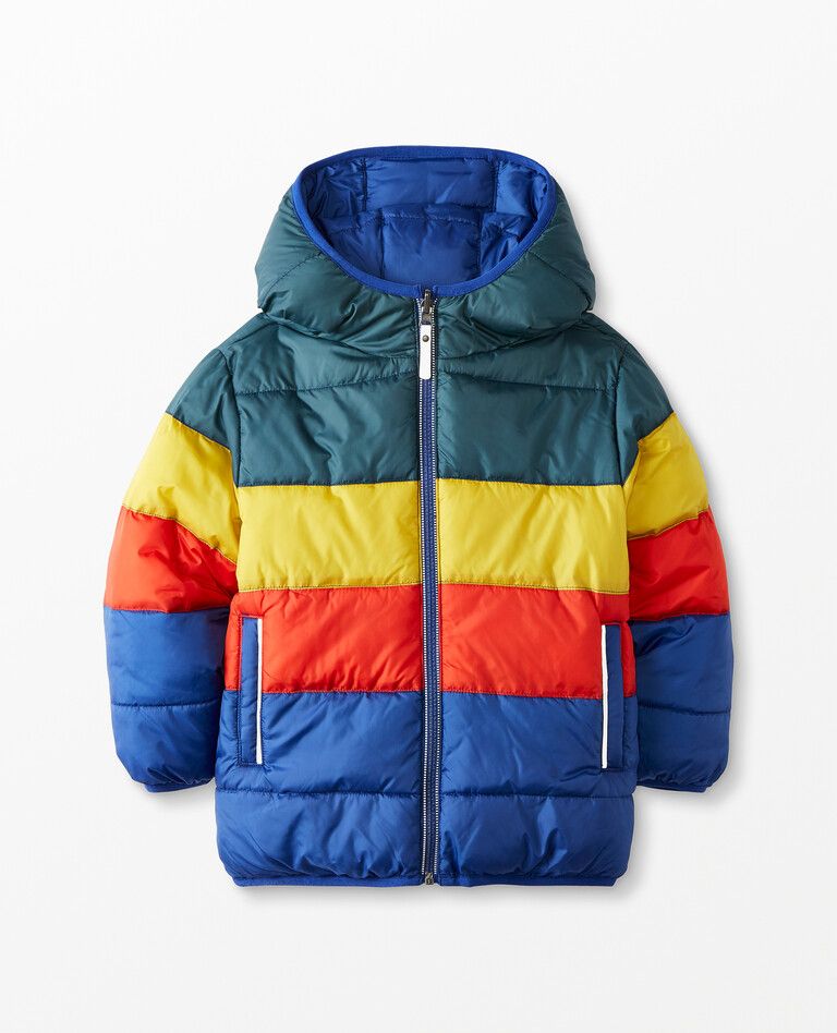 Colorblock Recycled Reversible Jacket | Hanna Andersson