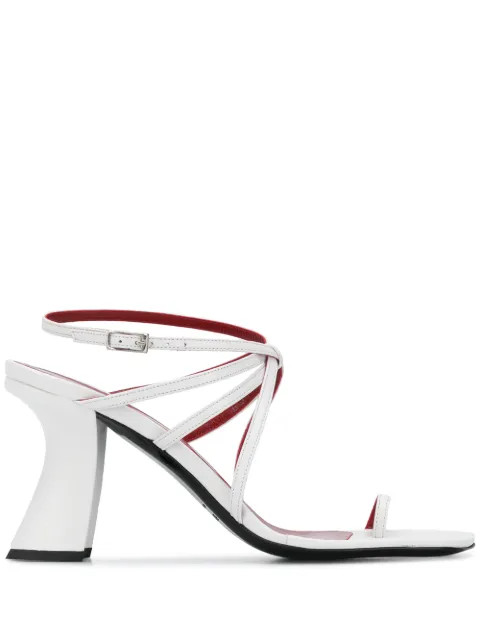 leather strap detail sandals | Farfetch (CA)