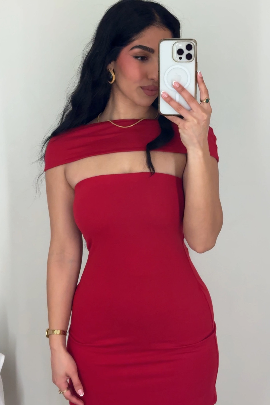 gauze knee length dress Kaley Cotton Gauze Dress