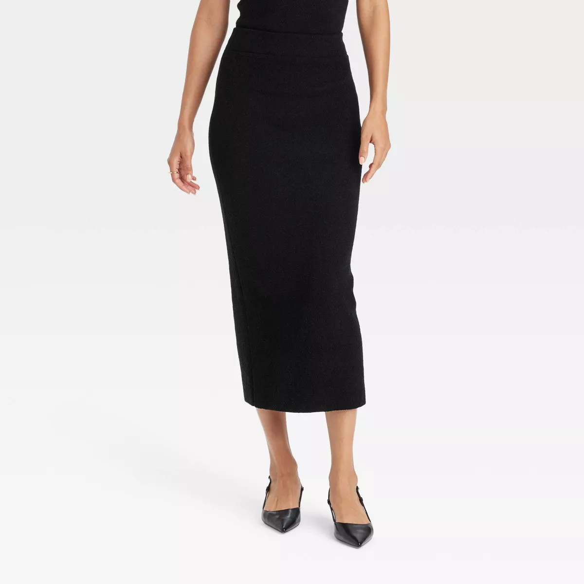 Women's Midi Boucle Sweater Skirt - A New Day™ | Target