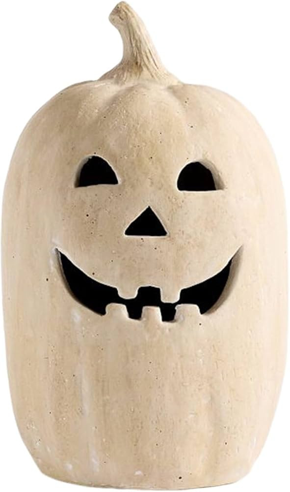 Fall Decor - Halloween Decorations - Handmade Pumpkin Jack O' Lantern Outdoor Indoor - Cute Hallo... | Amazon (US)