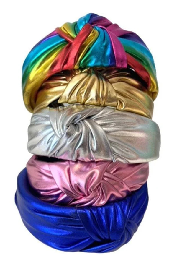 Metallic Knotted Headbands | Lola + The Boys