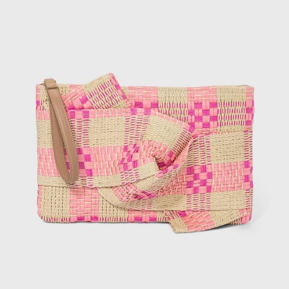 Zip Closure Straw Clutch - A New Day™ | Target