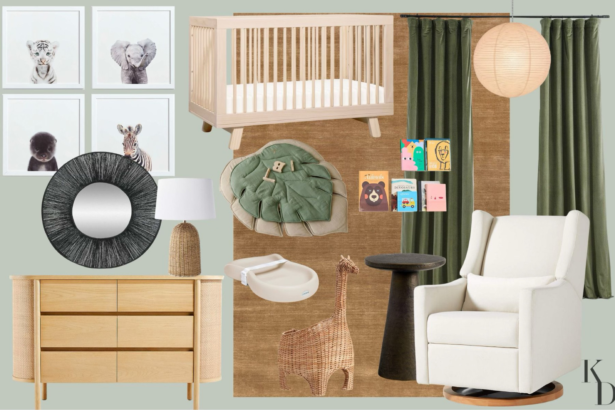Boy nursery jungle theme!

#LTKKids #LTKBaby #LTKHome