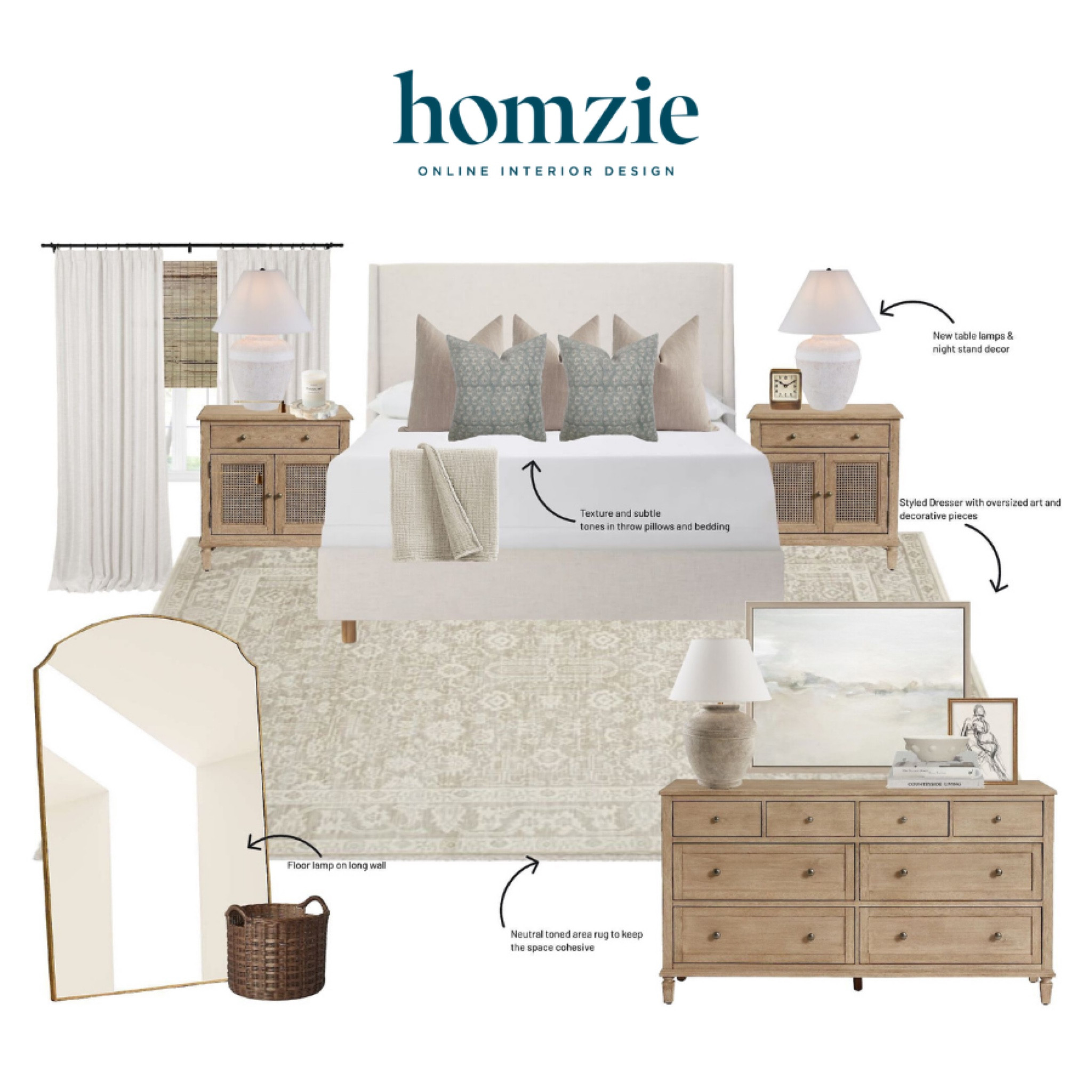 Bedroom decor, nightstand, Pottery Barn dresser, neutral rug, neutral pillows, arched mirror 

#LTKStyleTip #LTKFindsUnder100 #LTKHome