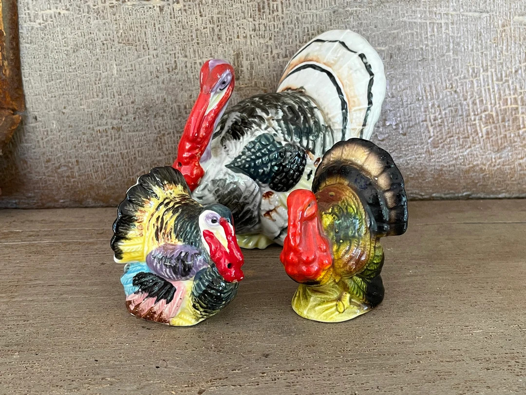 Vintage Turkey Salt/pepper Shaker Bundle - Etsy | Etsy (US)