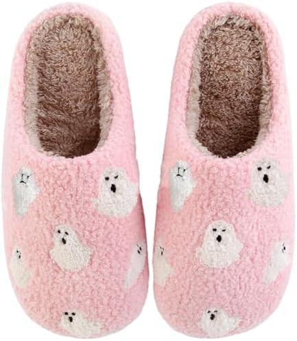 Slippers For Women Indoor Women's Men's Ladies Slippers House Bedroom Warm Fuzzy Arch Support Sli... | Amazon (US)