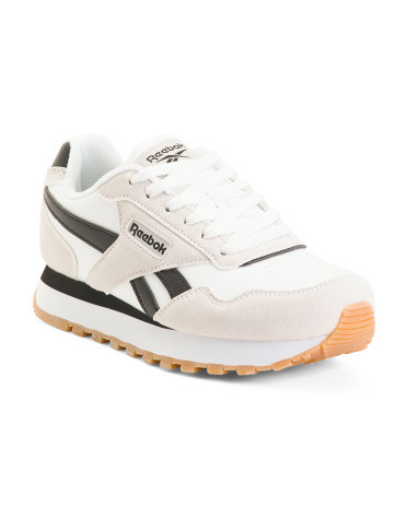 Suede And Leather Harman Double Sneakers | TJ Maxx