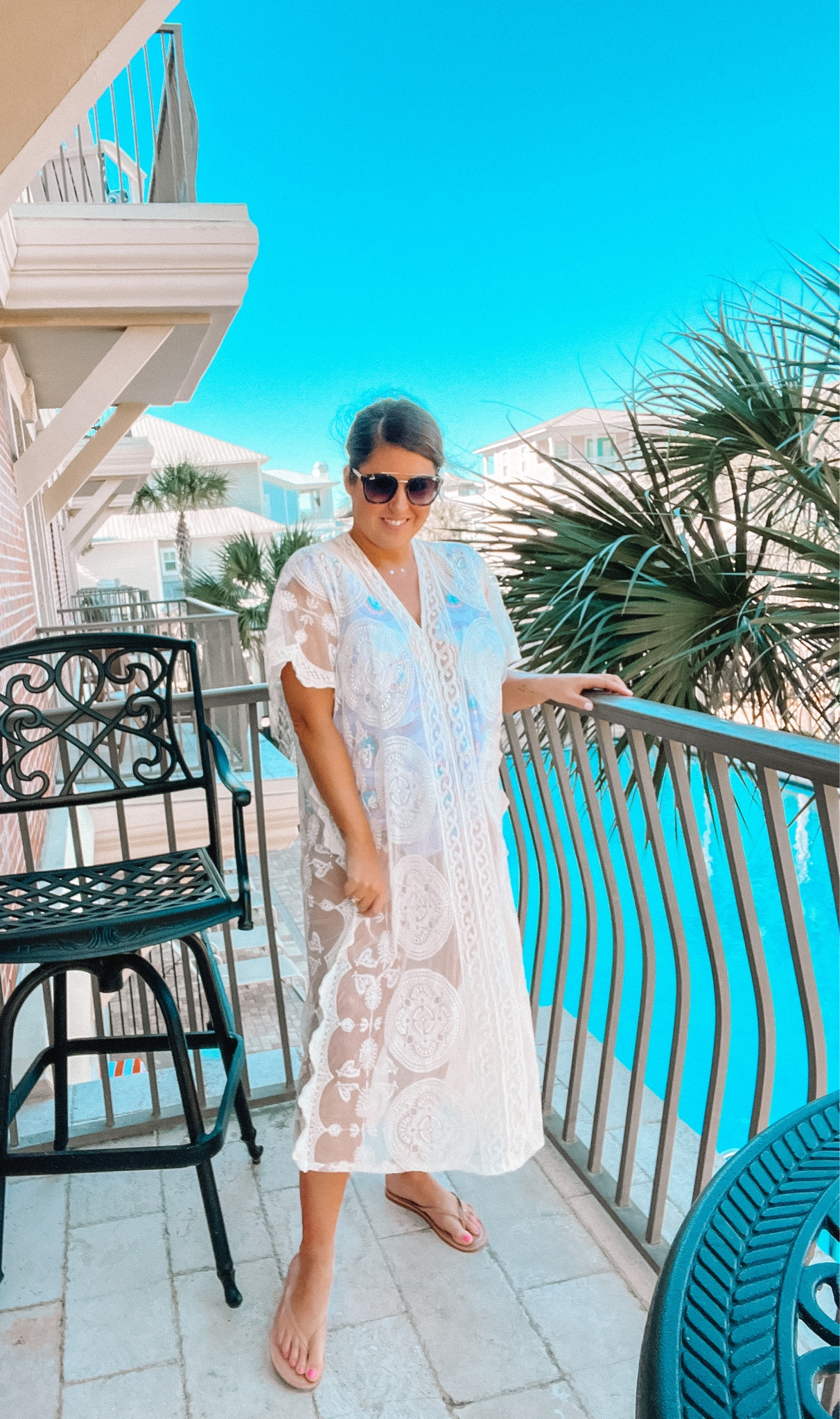 Obsessed with this swimsuit and coverup // wearing a large in suit 

#LTKcurves #LTKswim #LTKbump