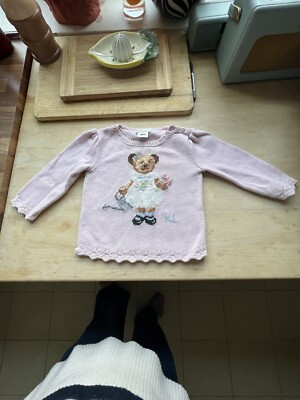 Ralph Lauren Pink Teddy Jumper Age 18 Months  | eBay | eBay US