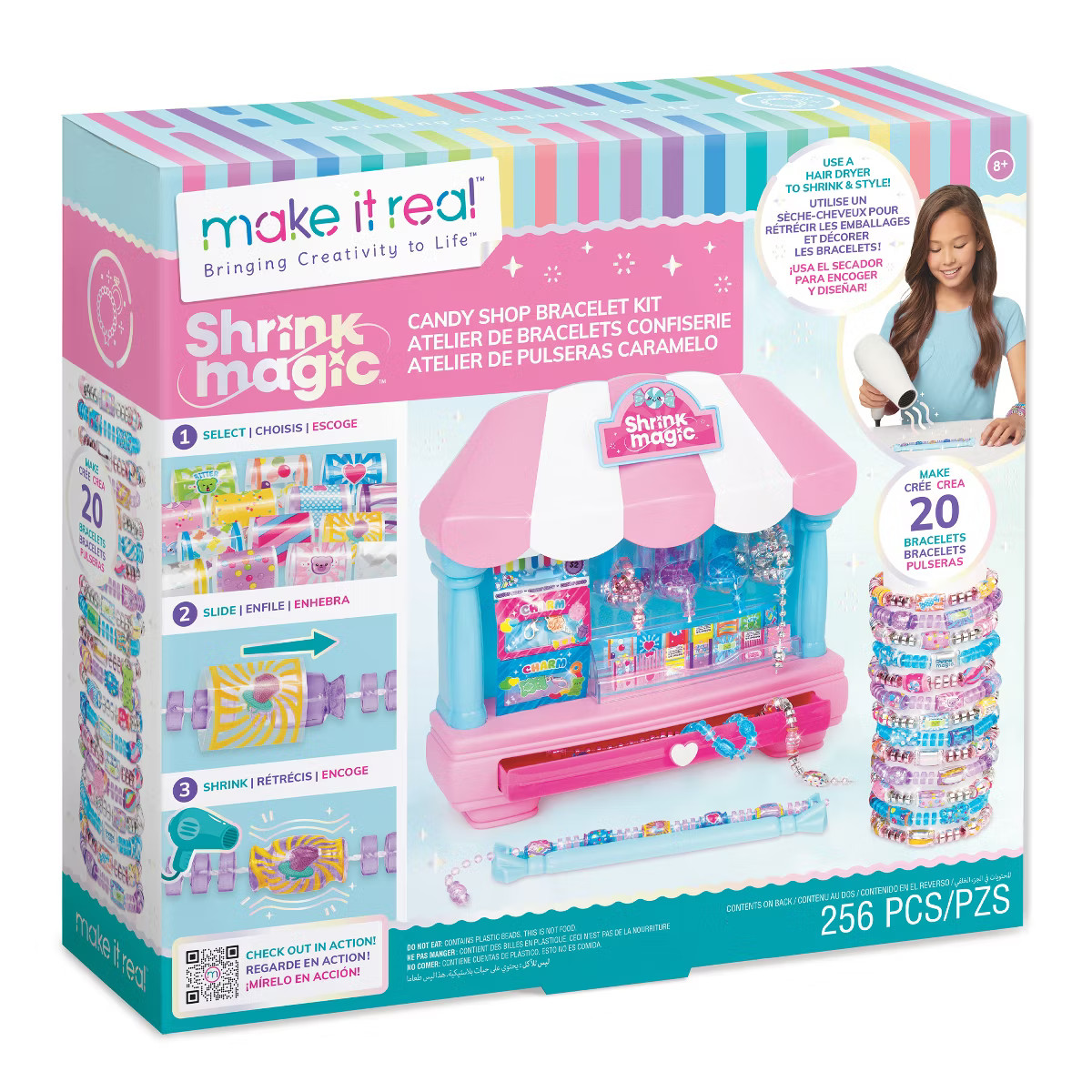 Make It Real: Shrink Magic Candy Shop Bracelet Kit | Target