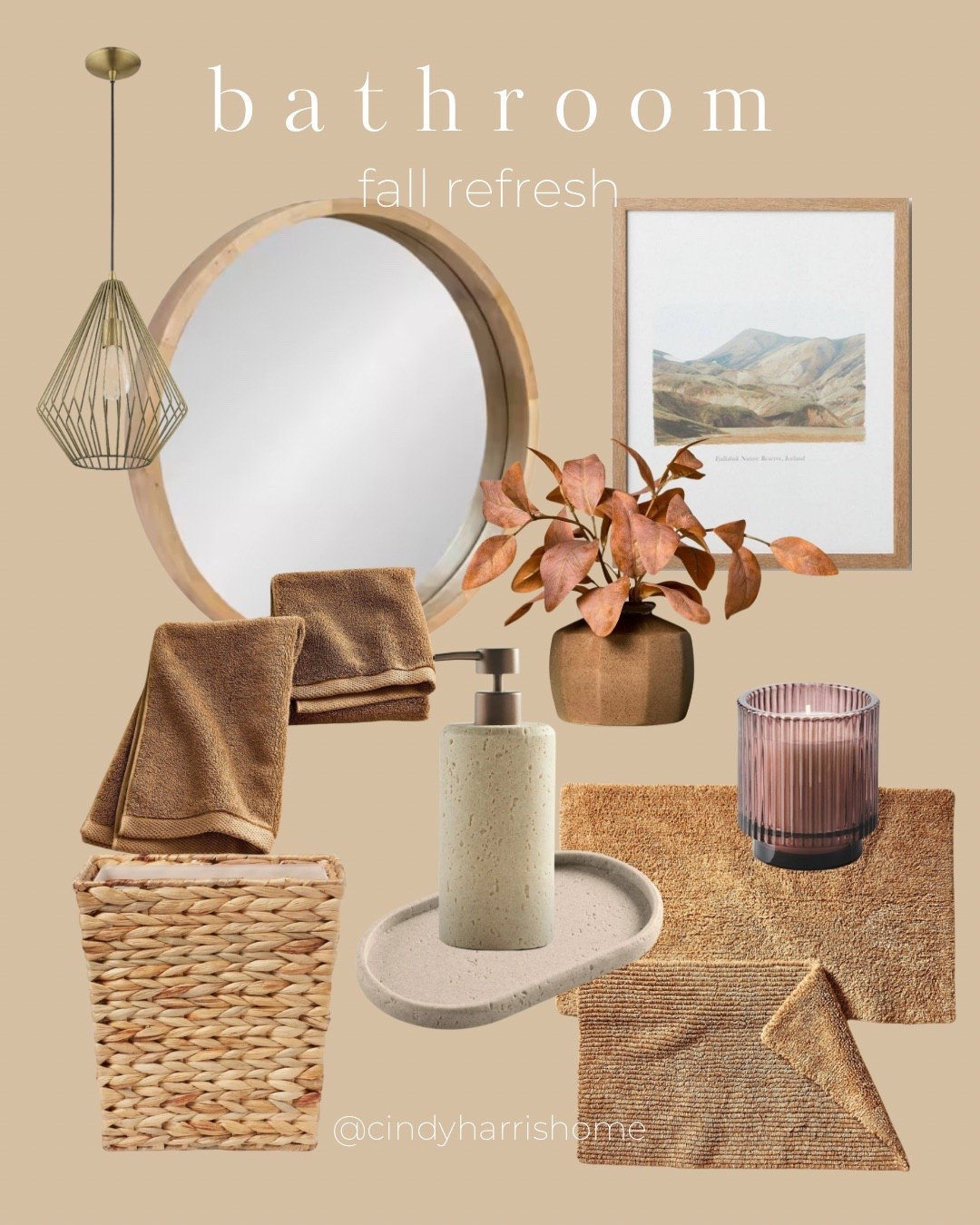 I just updated my bathroom for fall and love the pieces I found! 😍🍂

#LTKHome #LTKSeasonal