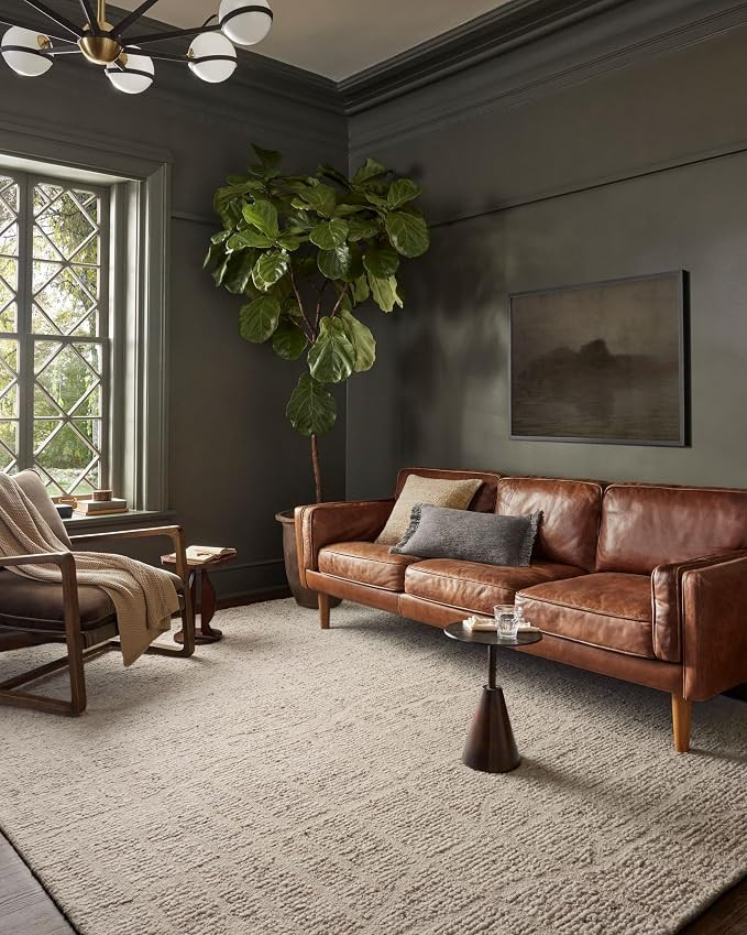 Loloi Magnolia Home by Joanna Gaines Jones Oatmeal 8'-6" x 11'-6" Area Rug | Amazon (US)