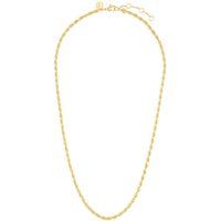 Gold-Plated Twisted Rope Chain Necklace | Debenhams UK