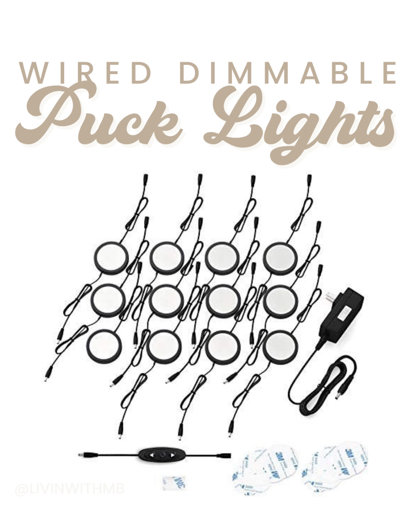 Shop my under cabinet, wired, dimmable puck lights!!

#LTKhome #LTKstyletip #LTKFind