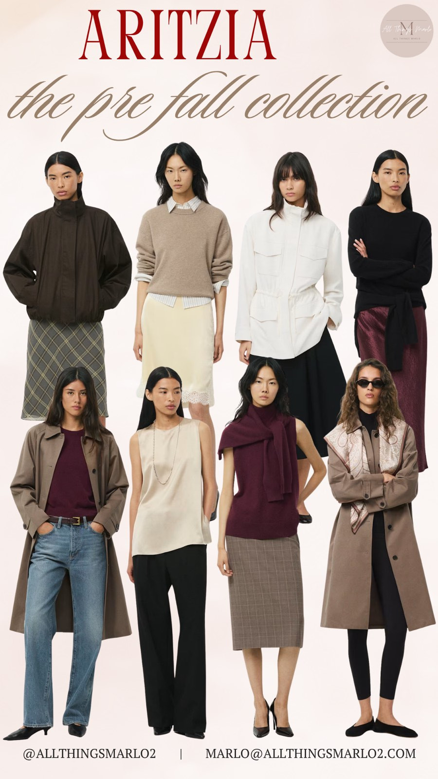Aritzia the pre fall collection 

 #LTKSeasonal #LTKWorkwear #LTKTravel