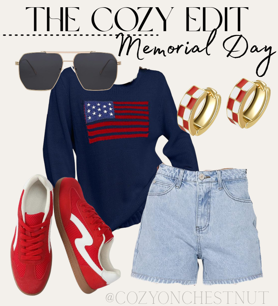 Stay comfy and stylish with this Memorial Day edit. Perfect for a casual day out! 

 #LTKgrwm #LTKootd #LTKSeasonal