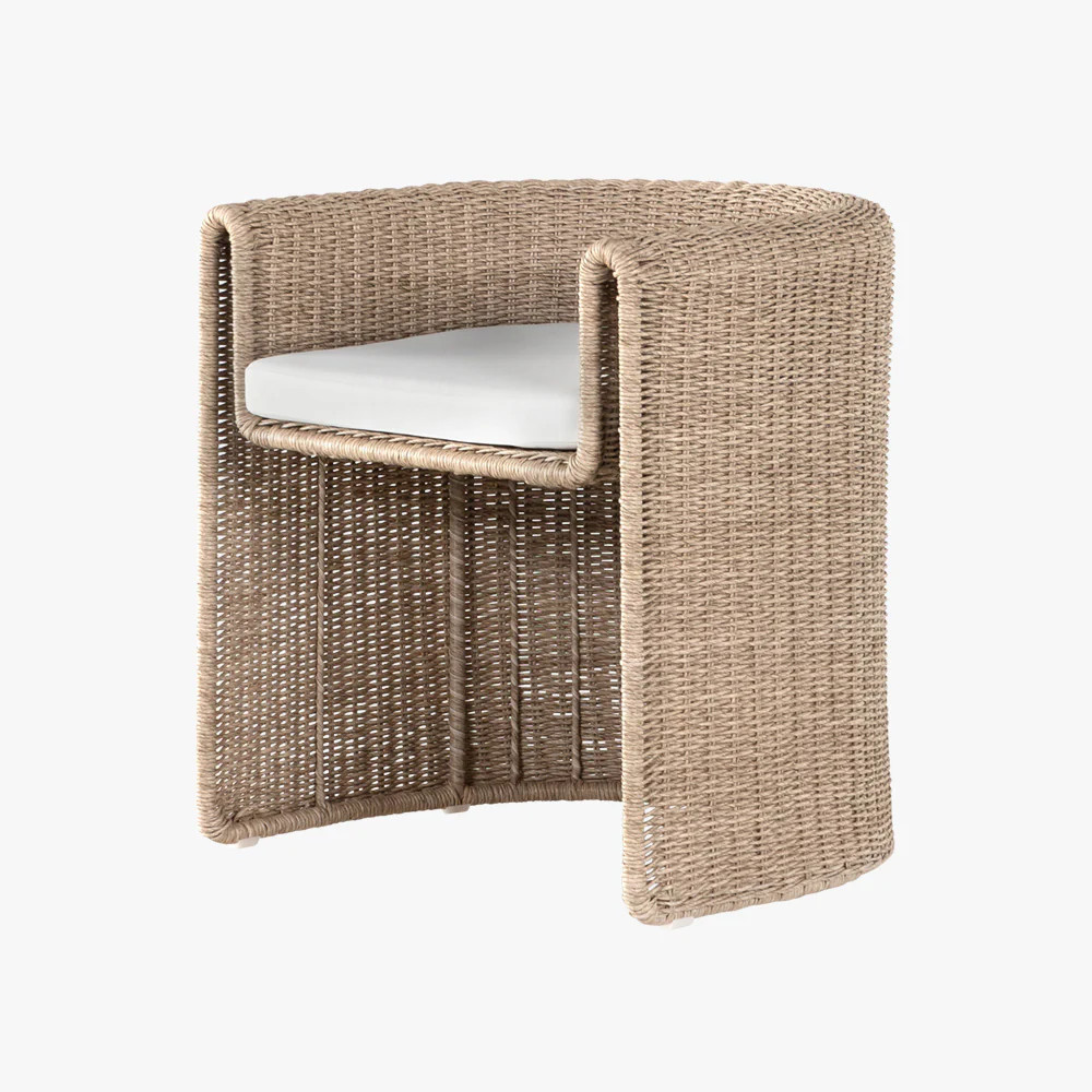 Beckett Natural Outdoor Dining Chair | Dear Keaton