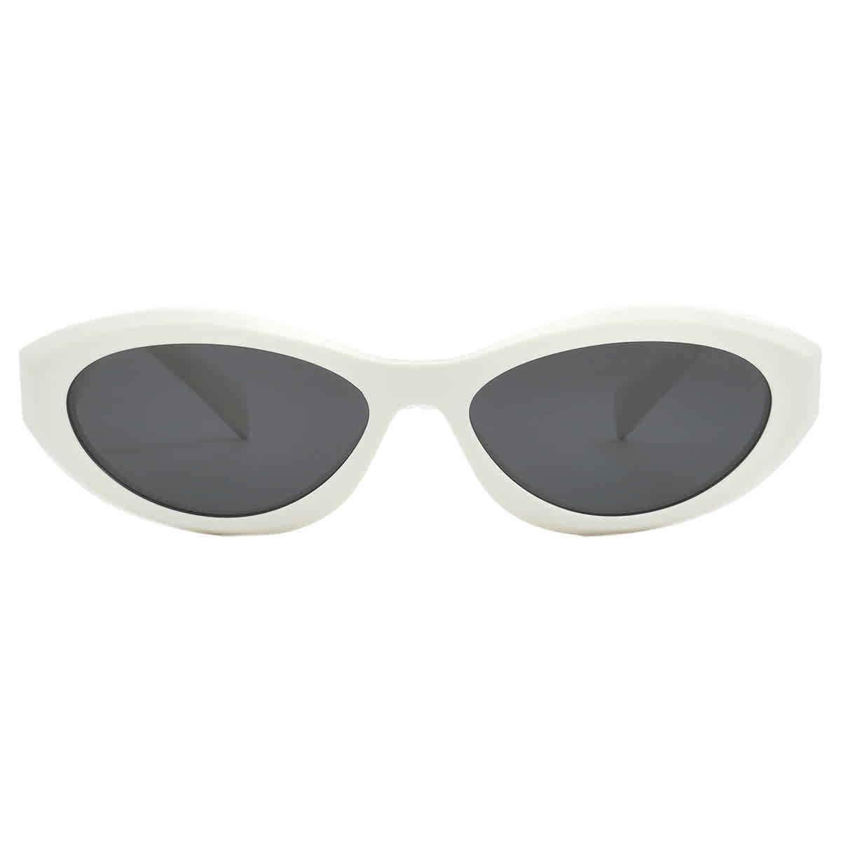 Prada Dark Grey Oval Ladies Sunglasses PR 26ZS 17K08Z 55 | Jomashop.com & JomaDeals.com