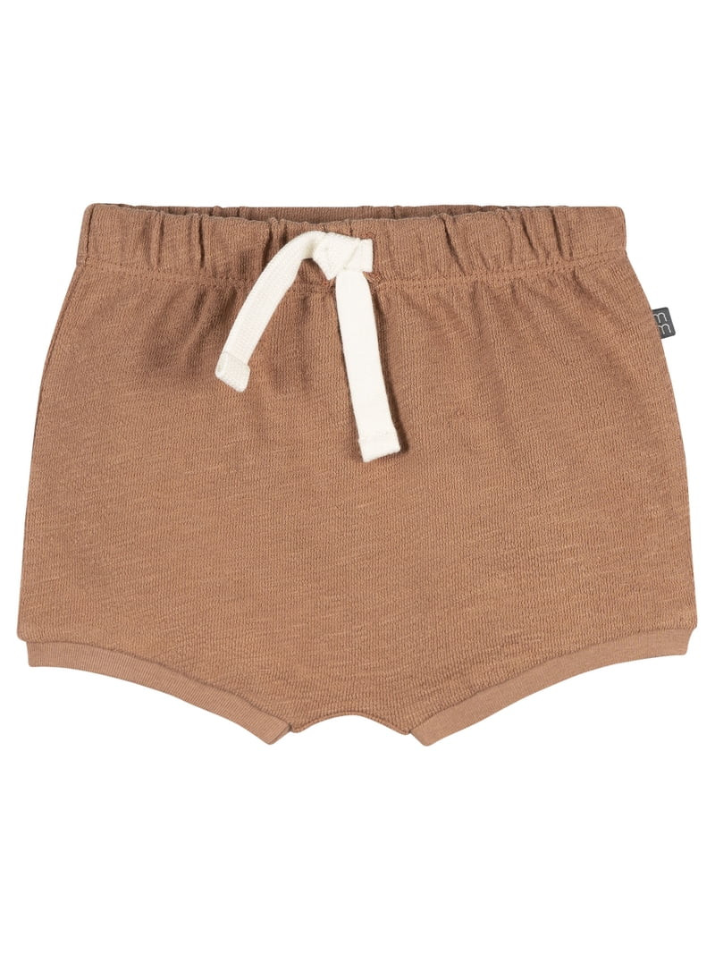 Modern Moments by Gerber Baby Boy U Shaped Organic Shorts, Sizes 0/3 Months - 24 Months | Walmart (US)