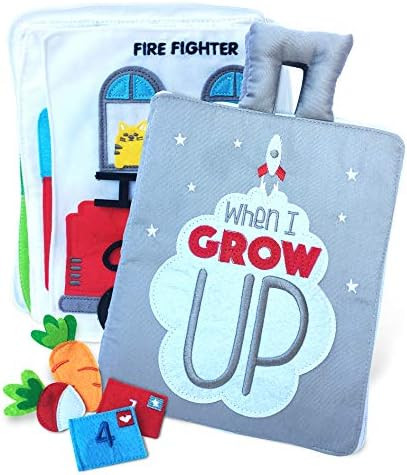 Curious Columbus Quiet Book. When I Grow Up Activity Busy Book. Montessori Toy for Toddlers. Trav... | Amazon (US)