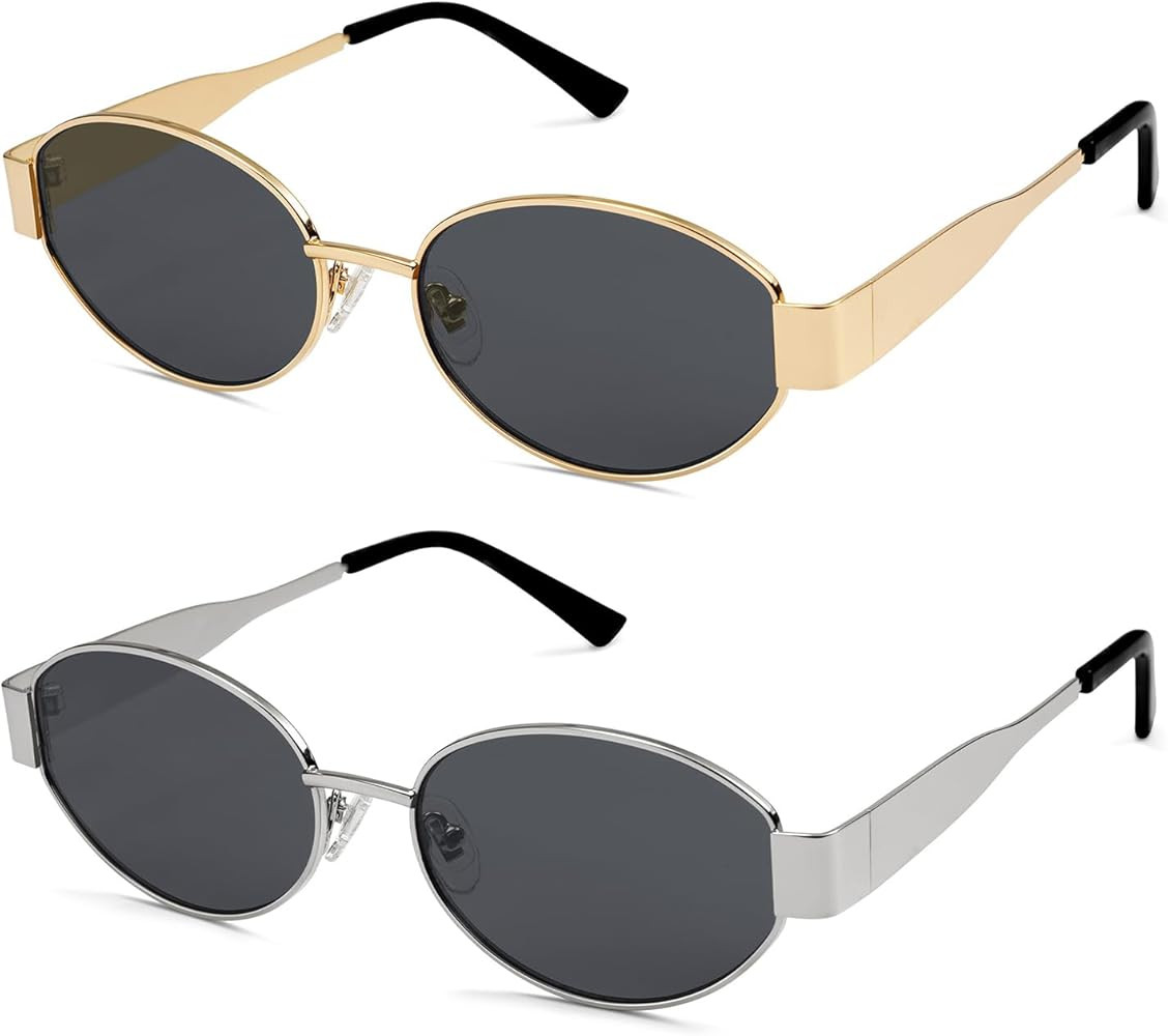 SOJOS Retro Oval Sunglasses for Women Men Trendy Sun Glasses Classic Shades UV400 Protection SJ12... | Amazon (CA)