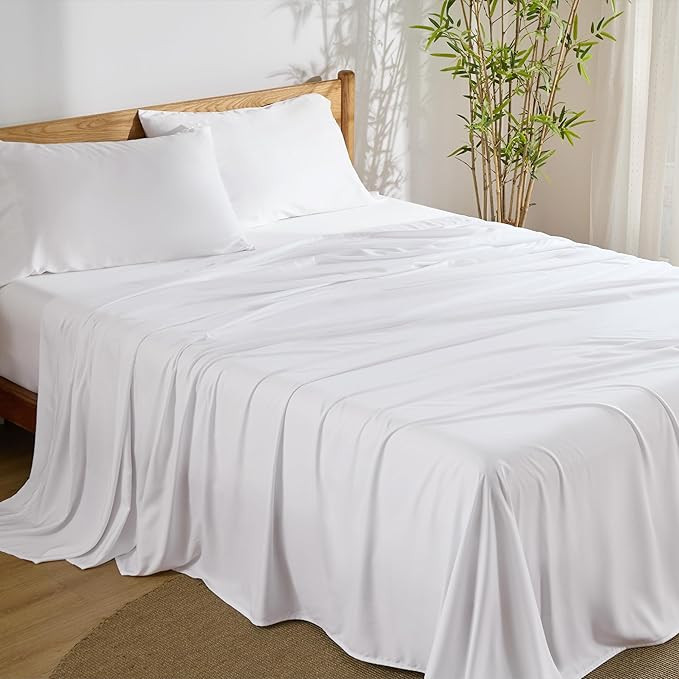 Bedsure King Size Sheet Set - Cooling Sheets King, Breathable Soft Bed Sheets | Amazon (US)