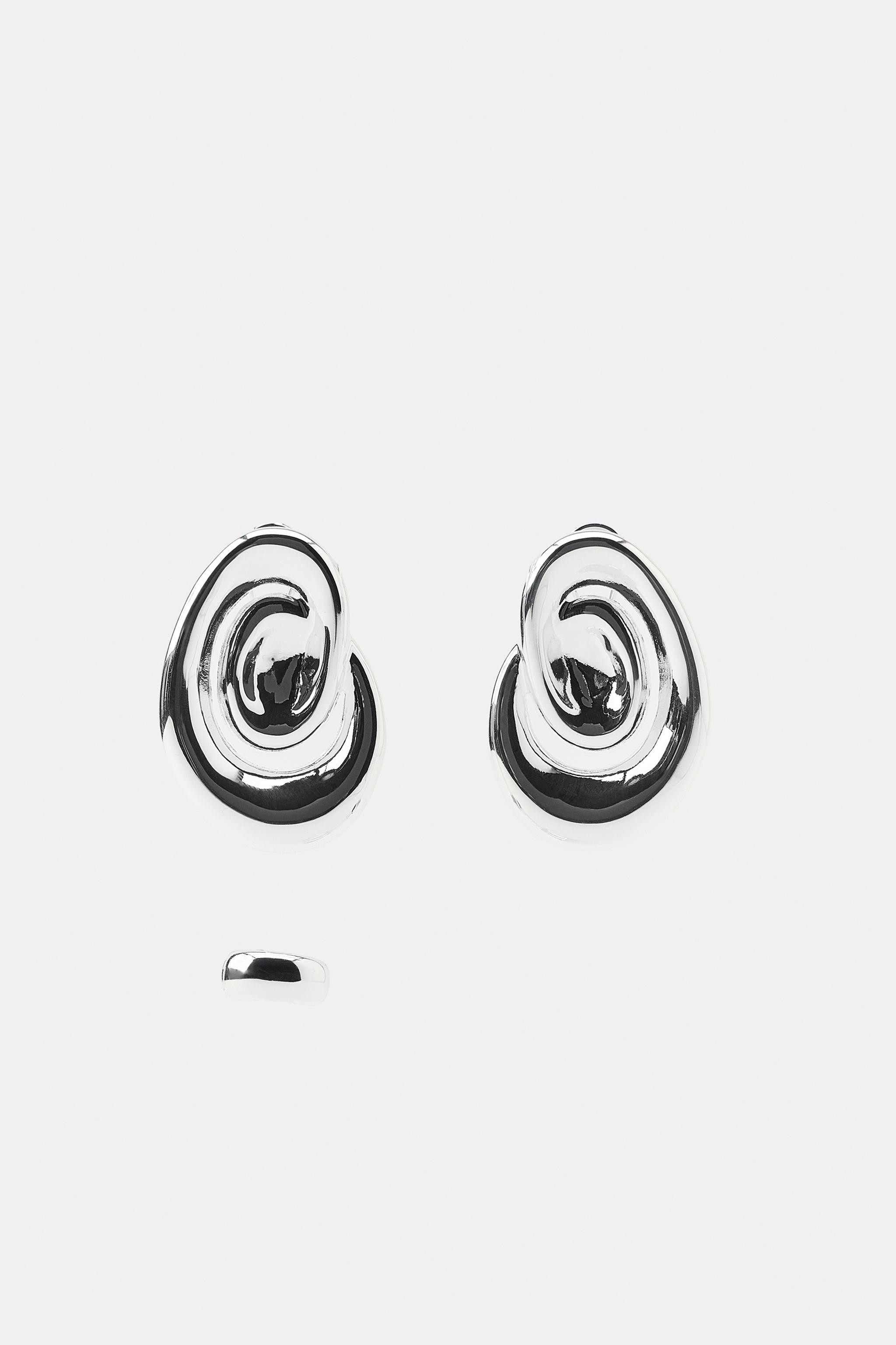 PACK OF ORGANIC EAR CUFF EARRINGS | Zara US