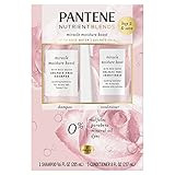 Pantene Nutrient Blends Miracle Moisture Boost Rose Water Shampoo & Conditioner Dual Pack for Dry Ha | Amazon (US)