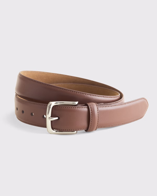 The A&F Collins Genuine Leather Belt | Abercrombie & Fitch (US)