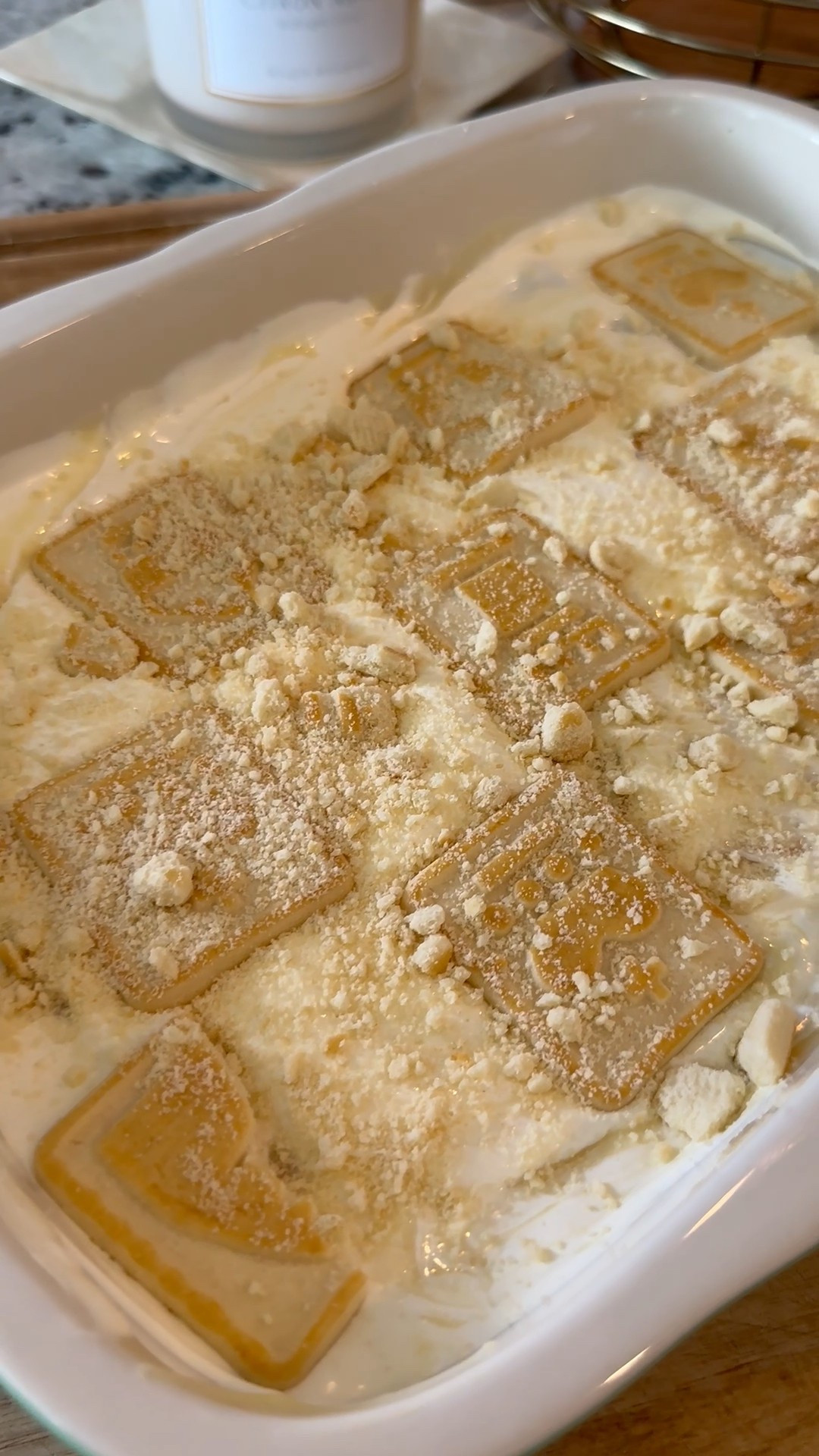 Comment BANANA for the recipe in your DMs! 🍌

Y’all, I’ve been making this banana pudding for YEARS, and it has literally never let me down. Not only is it the easiest recipe, people beg for this at events! I got this recipe from a sweet friend’s grandma, and my added touch is the shortbread Chessman cookies from @pepperidgefarm 

Make it, but be warned, you’ll be making this forever every family gathering for many years!! 

Ingredients:
3-4 ripe bananas 
1 package instant VANILLA pudding mix 
2 cups cold, whole milk
1 can @eaglebrandmilk sweetened condensed milk 
1 package Cool Whip 
1 package shortbread cookies 

In a bowl, mix your pudding mix and sweetened condensed milk, and regular milk. Let it set up in the refrigerator for about 10 minutes. Meanwhile, slice your bananas and fold them into the pudding mix. I let it chill again for another 10 minutes. In a baking dish, layer your pudding mixture, cool whip and 1/2 package of cookies. Repeat the layer. Save 1 cookie to crumble and sprinkle on top. Chill for one hour and enjoy!!! 