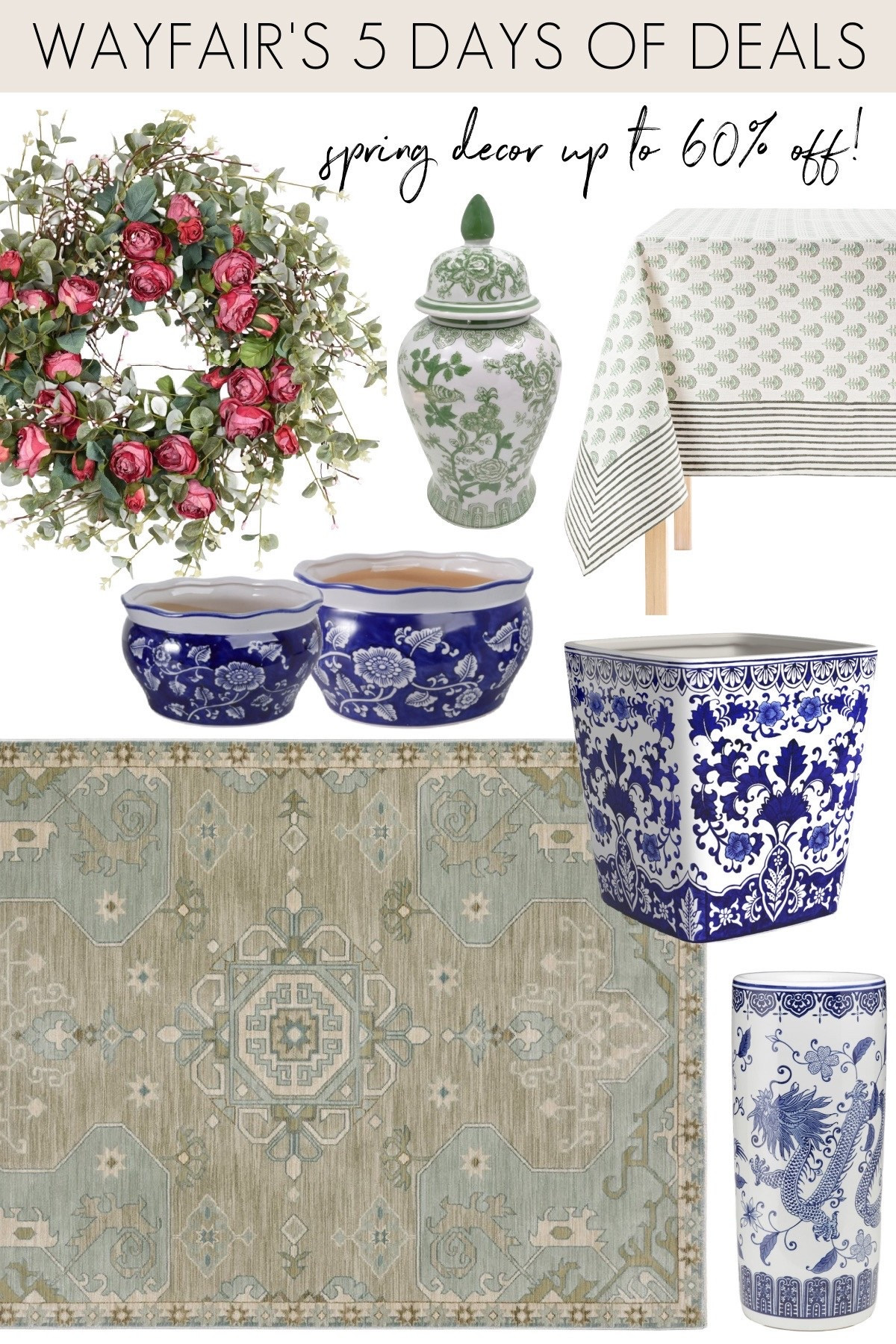 @Wayfair’s 5 Days of Deals is here (but not for long - it ends tomorrow, Feb 2nd)! With up to 60% off, it’s a great time to get ready for spring and grab these spring decor finds that are sooo worth the hype! #wayfair #wayfairpartner #ad