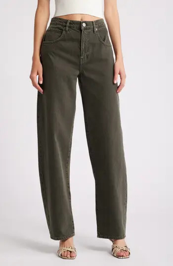 High Waist Barrel Jeans | Nordstrom Rack