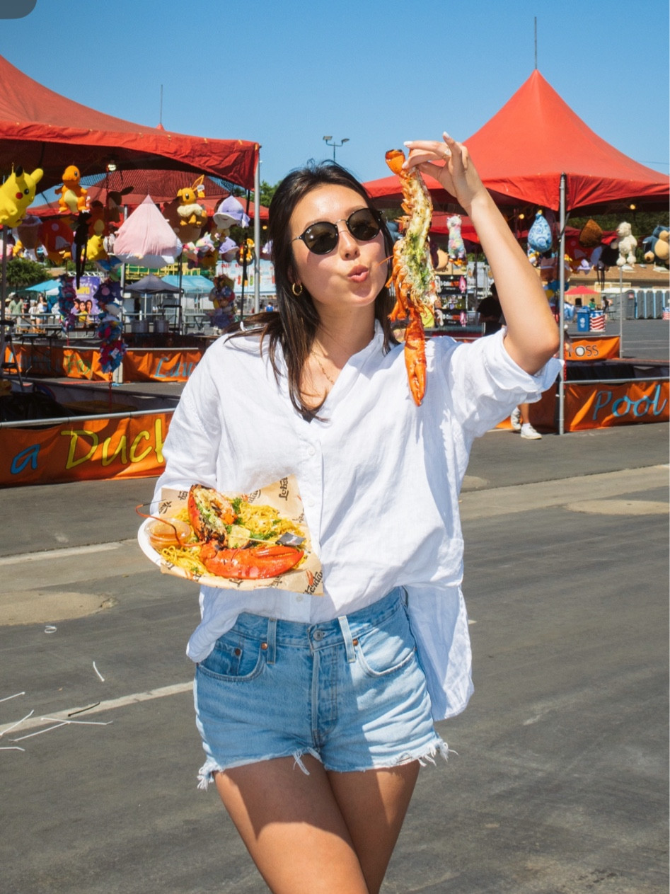 An easy go-to summer outfit: high waisted jean shorts with a breezy, oversized linen button up top. Accessorizing with my Ray-Ban sunglasses!

#LTKstyletip #LTKSeasonal #LTKsalealert