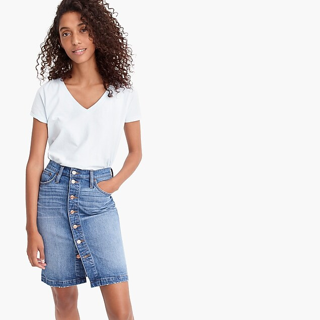 J.Crew Mercantile V-neck broken-in T-shirt | J. Crew US