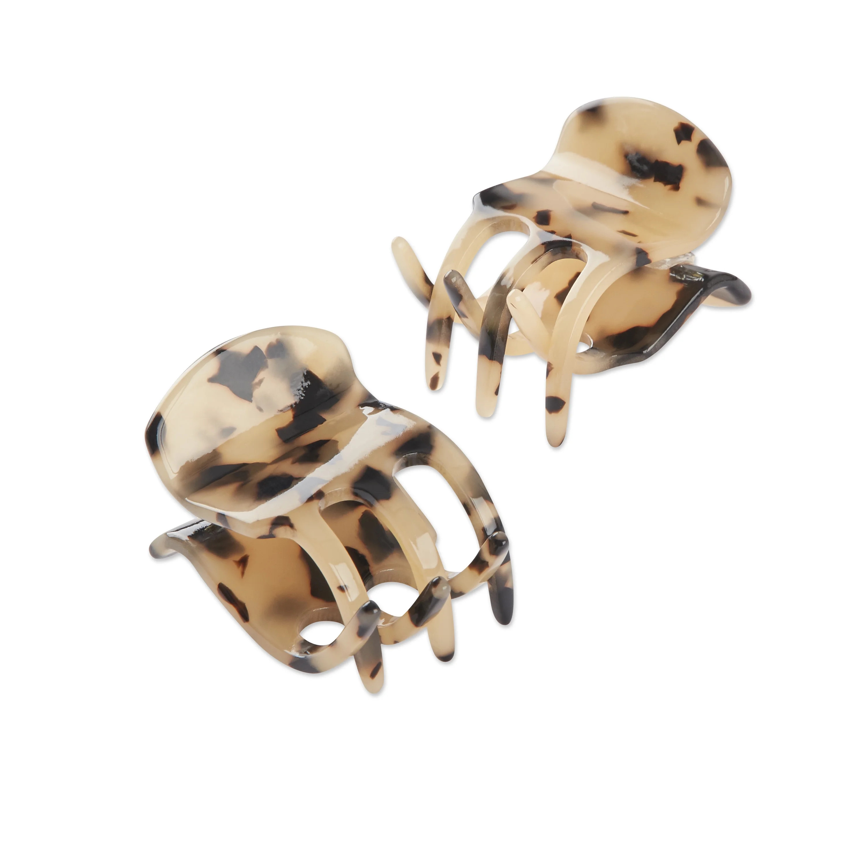 Wild Primrose by Scunci, Jaw Clips for Hair, Tort Finish, 2 count | Walmart (US)