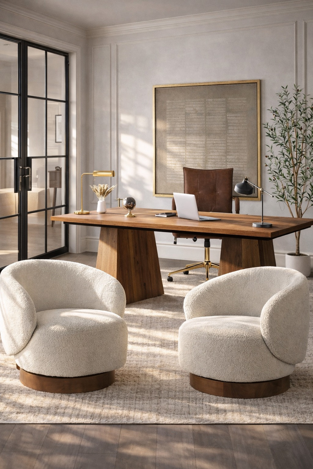 Upgrade your home office with this elegant desk and swivel chair combo. Perfect for a stylish and productive workspace. 

amazon, amazon home, amazon office, modern home, home office, modern decor 

 #LTKHome #LTKSaleAlert