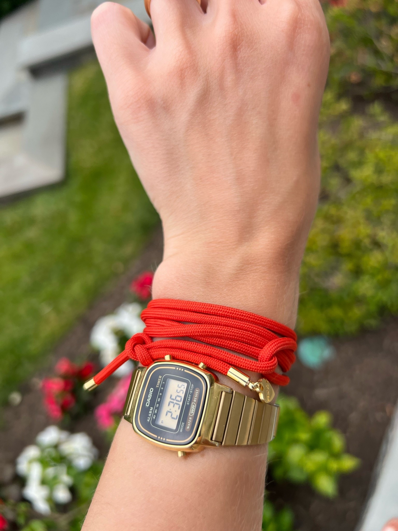 An affordable summer stack. My favorite watch I've had for YEARS. X.

#LTKSaleAlert #LTKootd