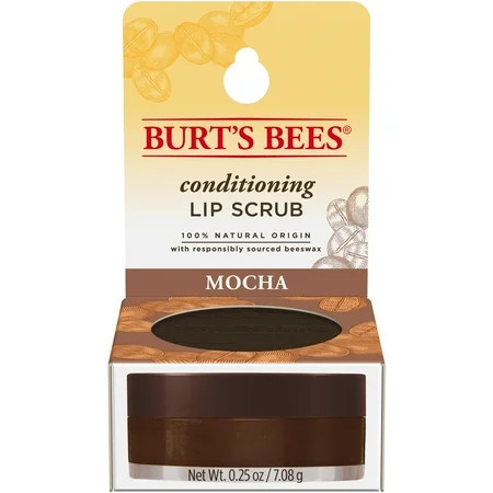 Burt s Bees Conditioning Mocha Lip Scrub 0.25 oz | Walmart (US)