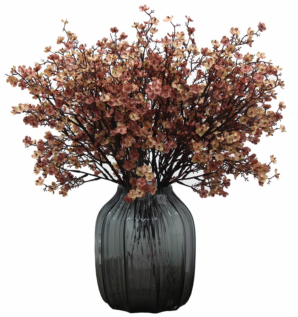 JAKY-Global Babys Breath Fabric Cloth Artificial Flowers 6 Bundle European Fake Silk Plants Decor... | Amazon (US)