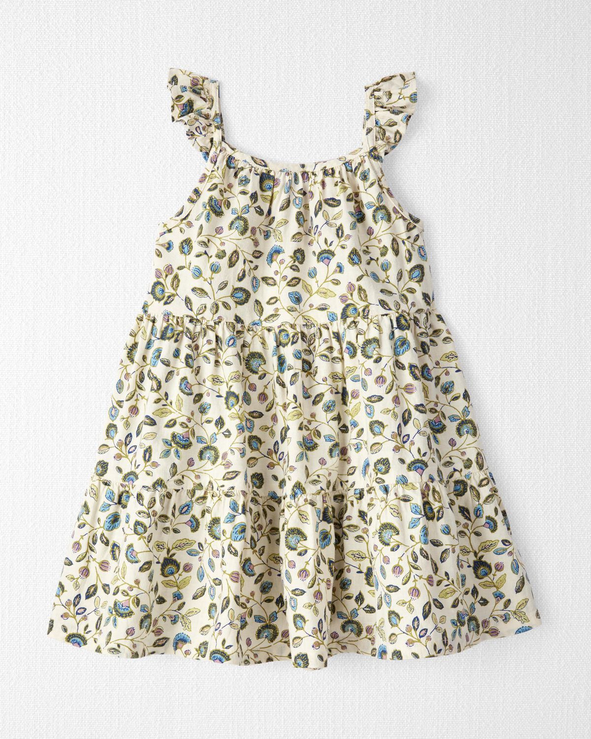 Toddler Tiered Sundress Made with LENZING™ ECOVERO™ and Linen | Carter's