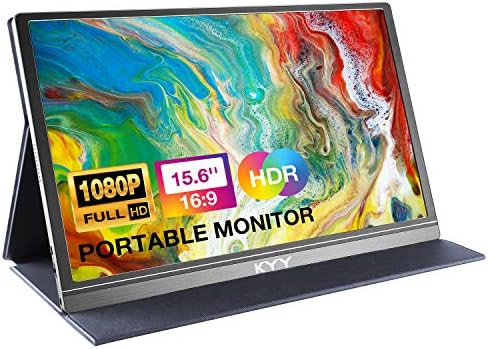 KYY Portable Monitor 15.6inch 1080P FHD USB-C, HDMI Computer Display HDR IPS Gaming Monitor w/Pre... | Amazon (US)